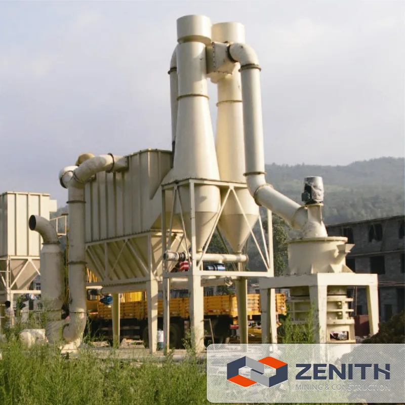 Gypsum powder product line used Feldspar barite fluorite mica dolomite hydroxide barium sulfate powder grinding machine
