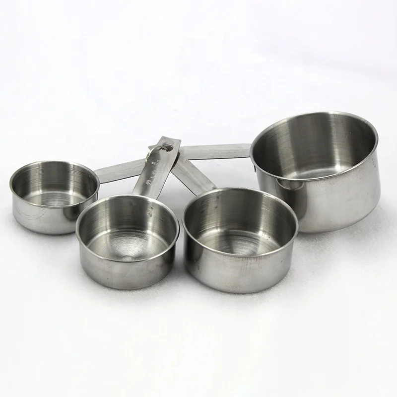 4Pcs Kitchen Baking Accessories Tools Tablespoons Stainless Steel Measuring Cups Set