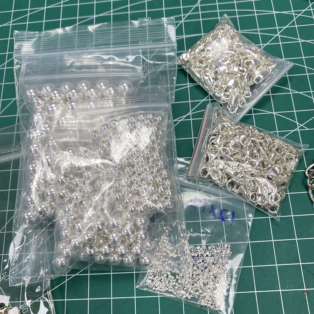 Застежка-карабин из серебра 925 пробы для изготовления