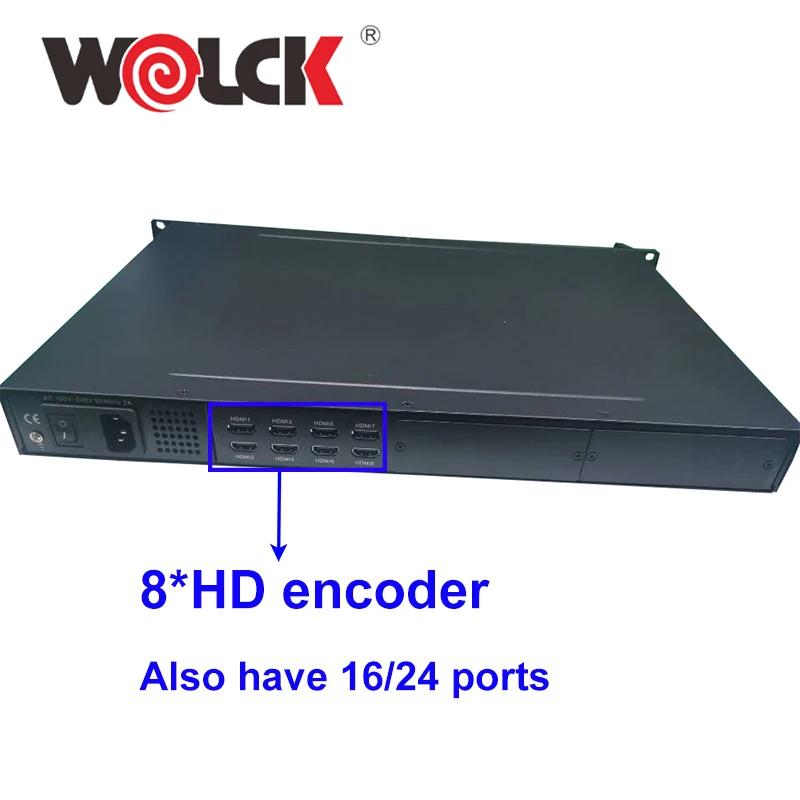 HD/SD Audio & Video Encoding H.264 H.265 Encoder Multi Channel Digital Encoder