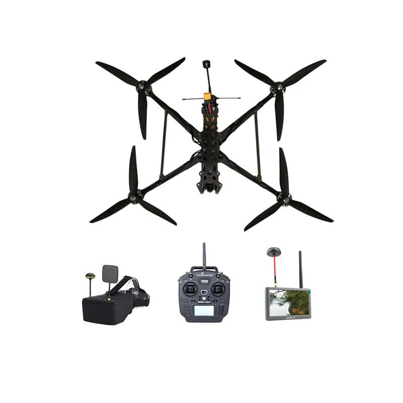 2023 Popular Best Remote Control Outdoor Drone FLH 7 FPV With LITHIUM BATTERY 60C discharging   And 4k Camera with VR glasses