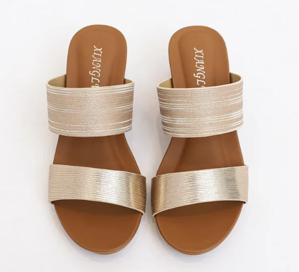 
Summer Shining Platform Heels Sandals for Women 