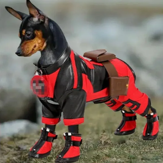 Funny Pet Deluxe Costume for Dogs Cats Halloween Costume Puppy Party Cosplay Clothes For Small Medium Large Dress Up Dog Clothes