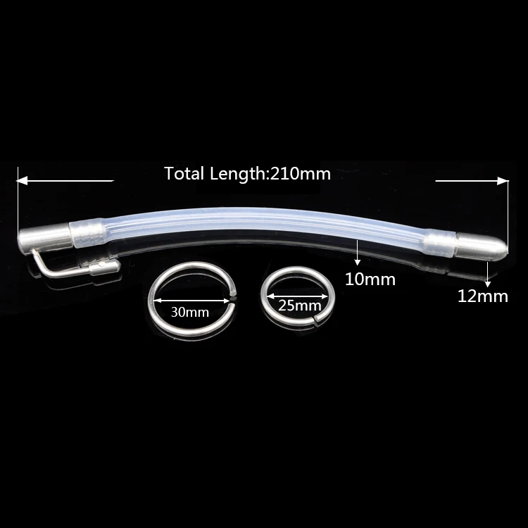 Urethral Catheter Catheter Sound Silicone Tube Urethral Dilators Penis Plug Urethra Sounding Sex Toys For Men