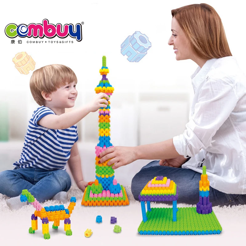 Intelligence kids diy play indoor game educational building blocks