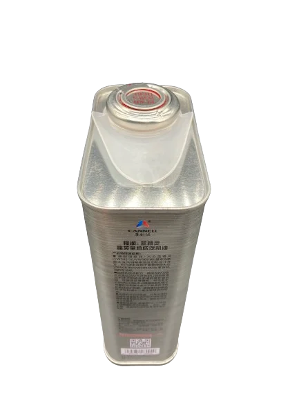 Engine Oil Tin Can Square 1L Motor Oil Tinplate Can with pressure cap