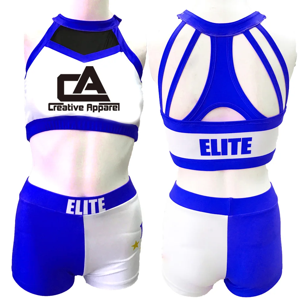 youth unique cheerleading uniform custom cheer practice wear