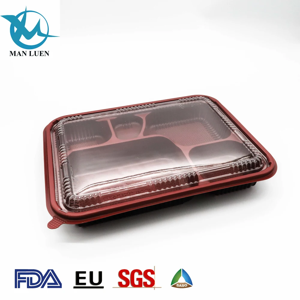 Disposable Microwaveable Black Plastic Food Container