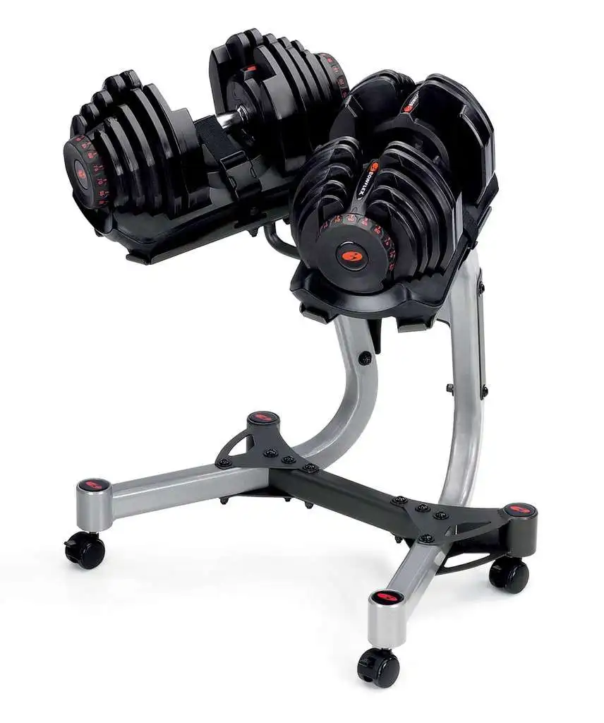 Power Gym Ajustable Dumbbell Fitness Weight Lifting Training 24kg 40kg Quickly Automatic Adjustable Dumbbell Set