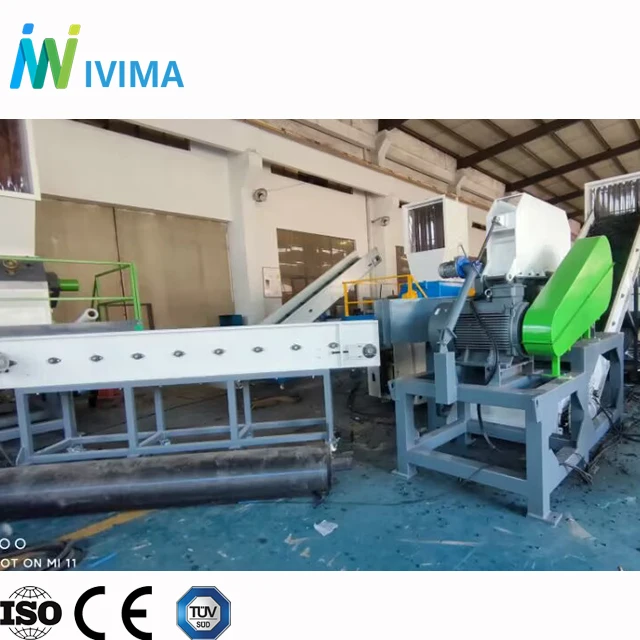 IVIMA large capacity big diameter 315-630mm HDPE PE long complete pipe shredder machine/fast crusher for sale