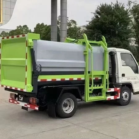 Side Mounted Compressed Garbage Truck 170 HP 10.5 Cubic Meters Sanitation Garbage Truck Manufacturer