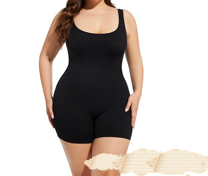 plus size wholesale custom Tummy Control hourglass Seamless Shapewear Booty Lift Full Body Shaper Slimming Shapewear For Women