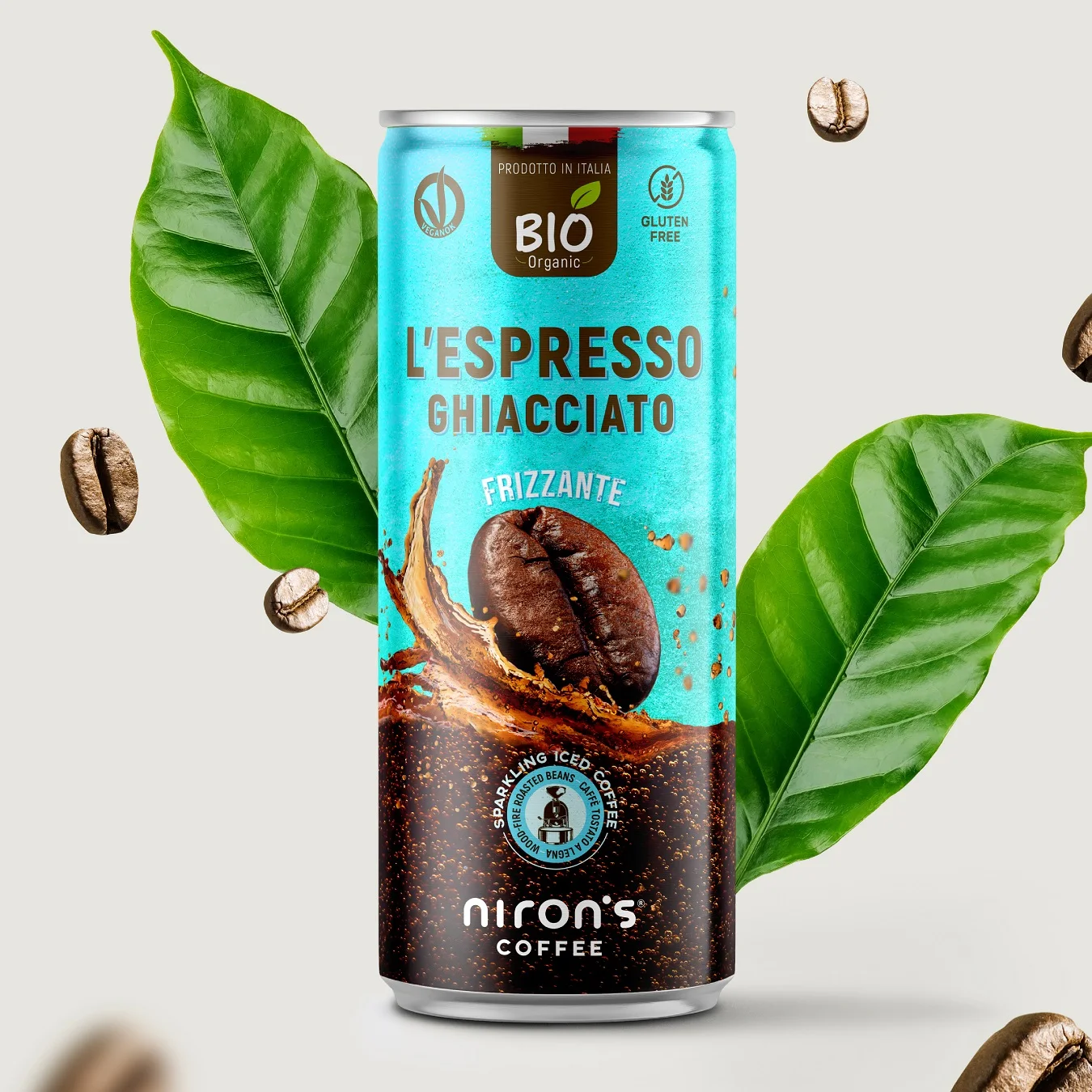 Torrcaffe Srl Brand Gluten Free And Vegan Espresso Ghiacciato Healthy Organic Sparking Iced Coffee Drink