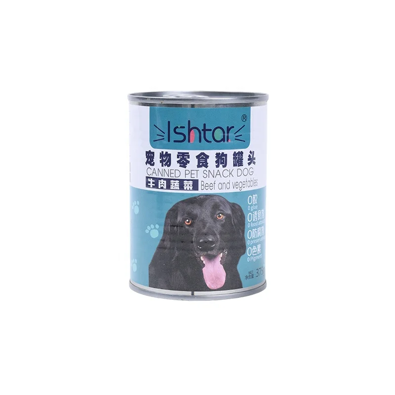 Chicken+Vegetables Flavor Wet Dog Food Canned for