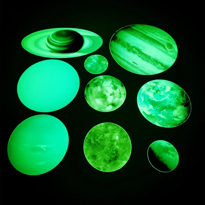 PVC Glow In the dark Vinyl Stickers for Printable