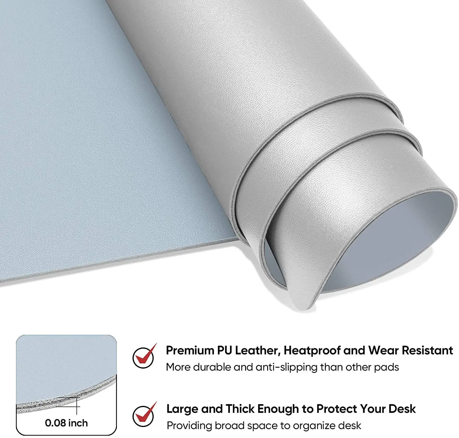 XL ПУ искусственная кожа, Настольный коврик, коврик для мыши, Настольный коврик, коврик для клавиатуры компьютера, коврик