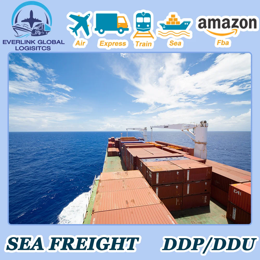 Lcl Fcl Sea Freight Forwarder Rates from China International Cheap 20ft 40ft Transit Time Storage AIR Pcs Feedback Cargo Label