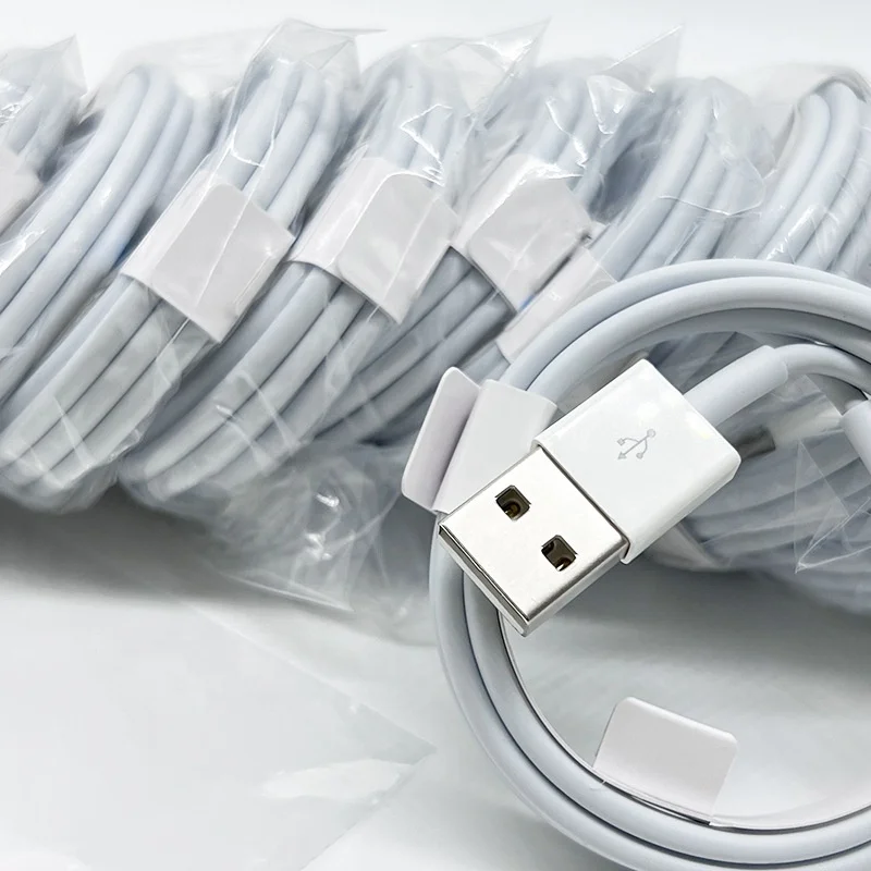 Original Foxconn 1M Usb Cable For iPhone 15 14 Pro Max Fast Usb Charger Cable for iPhone 6 7 8 X XR XS Max 13 12 11 Pro