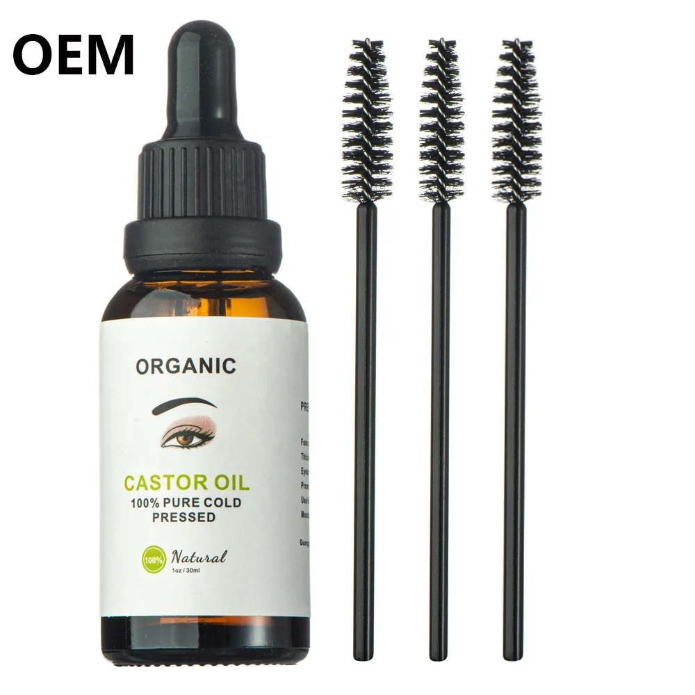 
OEM Golden Supplier Price Eyebrows Hair Growth Pure Organic Jamaican Black Castor Oil 