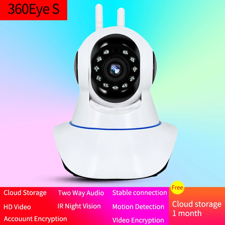 
motion detecting alarm intercom calls wireless ip camera 360 degrees hd video conferencing camera 