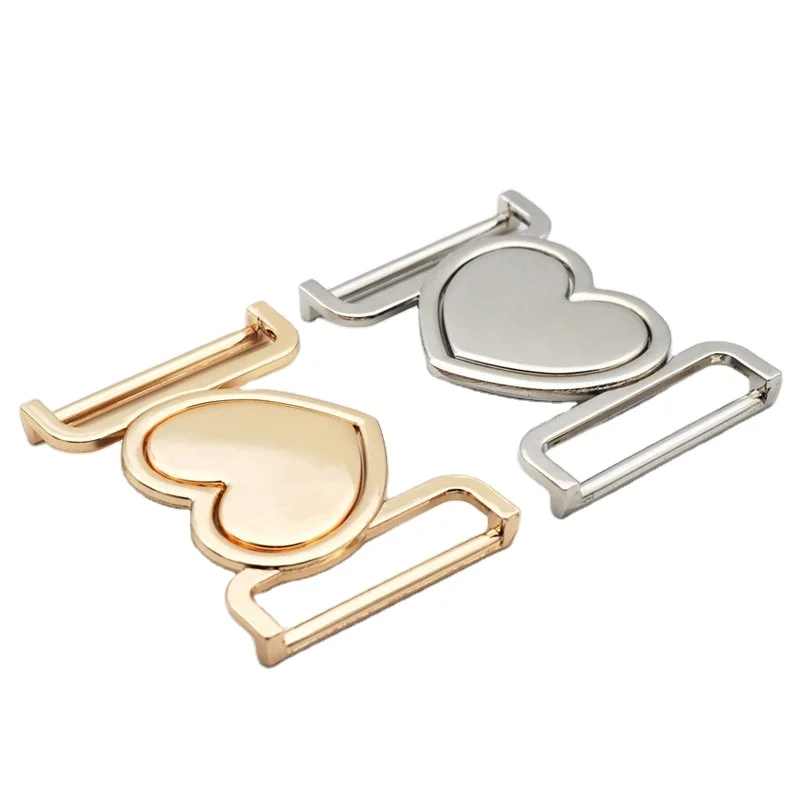 Пряжка для ремня Interlock в форме сердца для женского пальто оптовая продажа металлическая пряжка из сплава 40 мм в западном стиле для мужчин и женщин модное защитное покрытие для упаковки