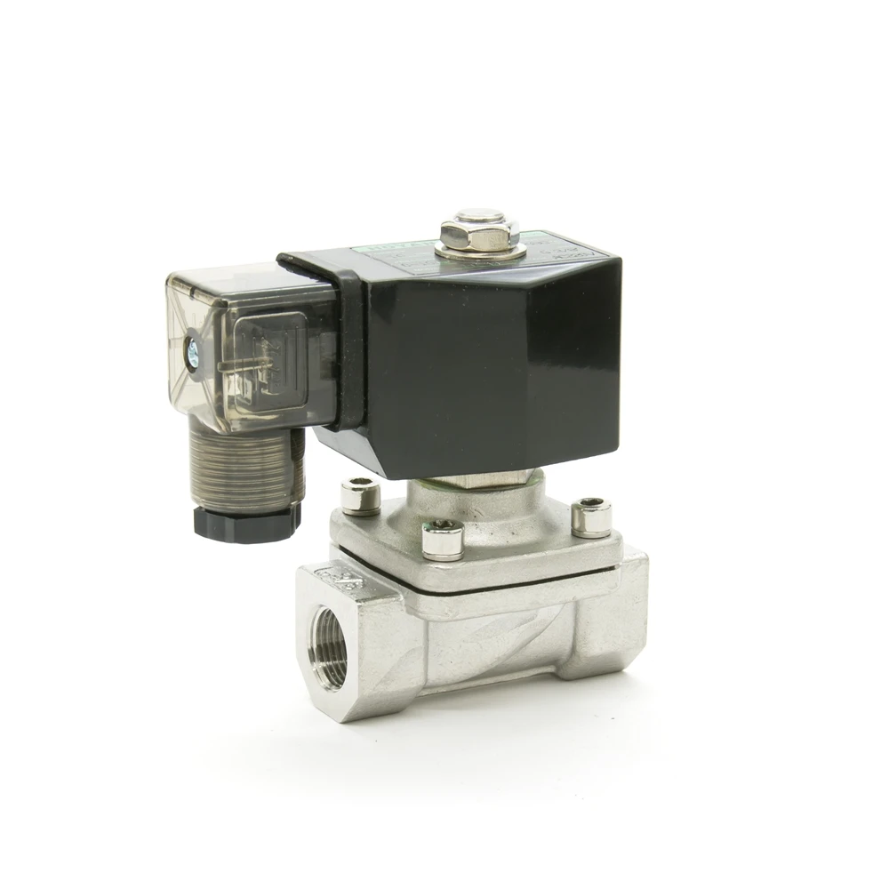 Hoyan SPU-15  SUS304  1/2in  2 way  low pressure oil gas air water solenoid valve