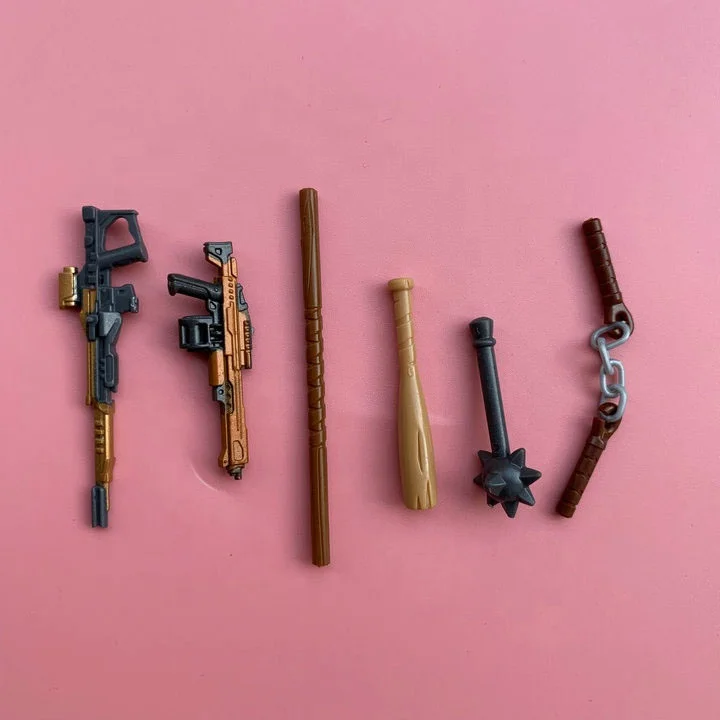Custom Action Figure Accessories Plastic Gun Toy ,OEM Plastic Movable Action Figure Accessories Soft PVC Gun Toy