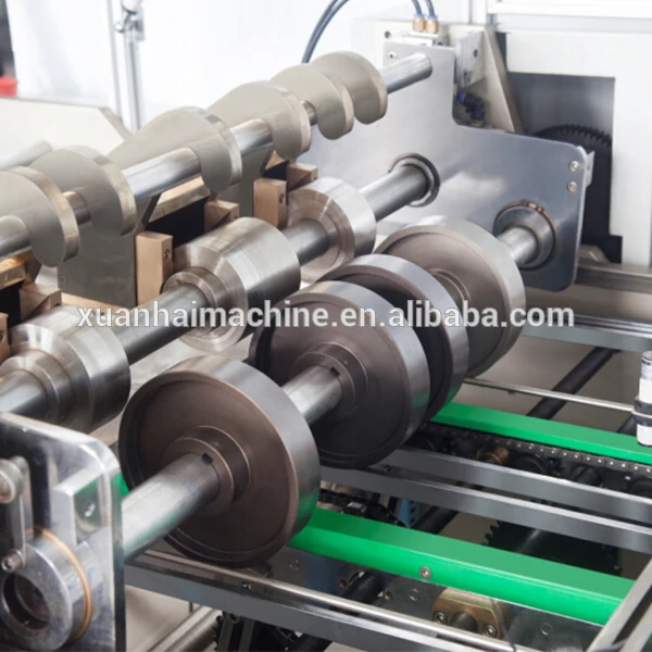 High Speed paper fast food lunch cake cardboard packing carton box making machine for chips box