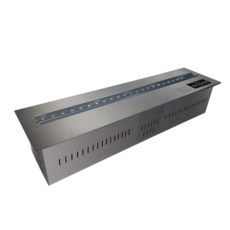 Electric LED Fireplace with Heater Water Vapor & Multi-Color Flame Effect TV Stand Installation