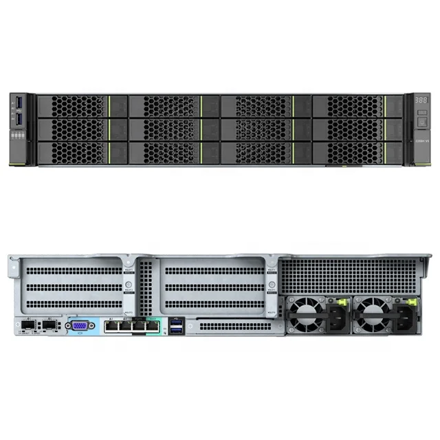 Affordable Price Intel Xeon Silver 4208*2  DDR4 32GB 2933MHz*2 600GSAS*3  900W AC power supply*2 XFusion 2288HV5 Huawei Server