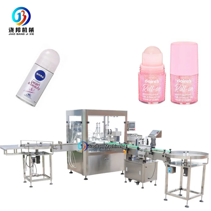 JB-YX4 Automatic Roll on Deodorant Filling Capping Machine in Shanghai Manufacturer