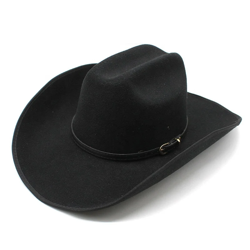 FREE SAMPLE  embroidered logo 100 100% australian wool wide brimwestern jazz felt pro cowboy cowgirl hats For men adult