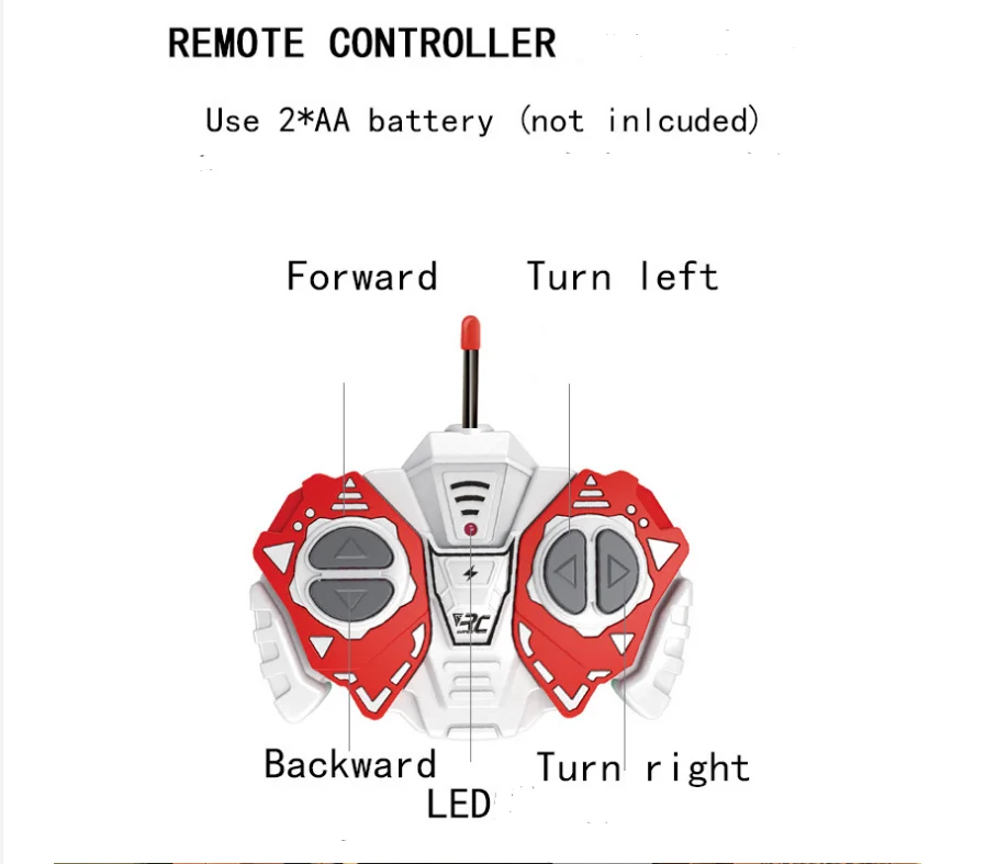 Four-channel rc school bus toy car model with light kids remote control ambulance toy