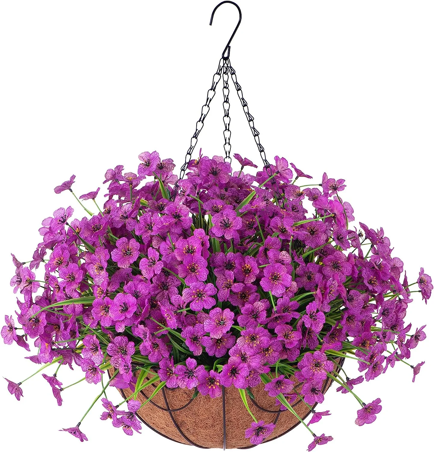 12 Inch Coconut Fiber Plant Basket Liner for Garden Planter Flower Pot