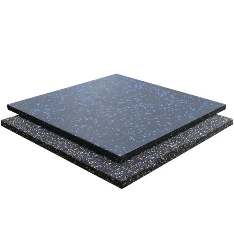 Heavy duty anti skid shockproof wear-resistant anti electric rubber floor mat protective flooring for gym