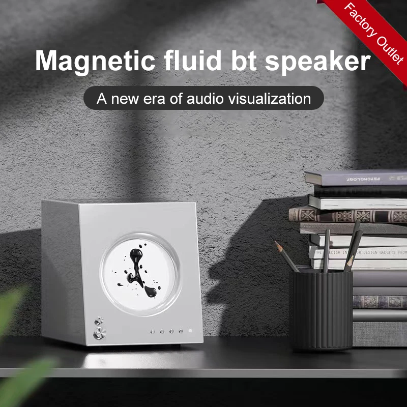 KH-08 New Design Portable Magnetic Fluid speaker Wireless BT Magnetic-fluid-speaker equalizer With Usb, Wifi, Audio Line
