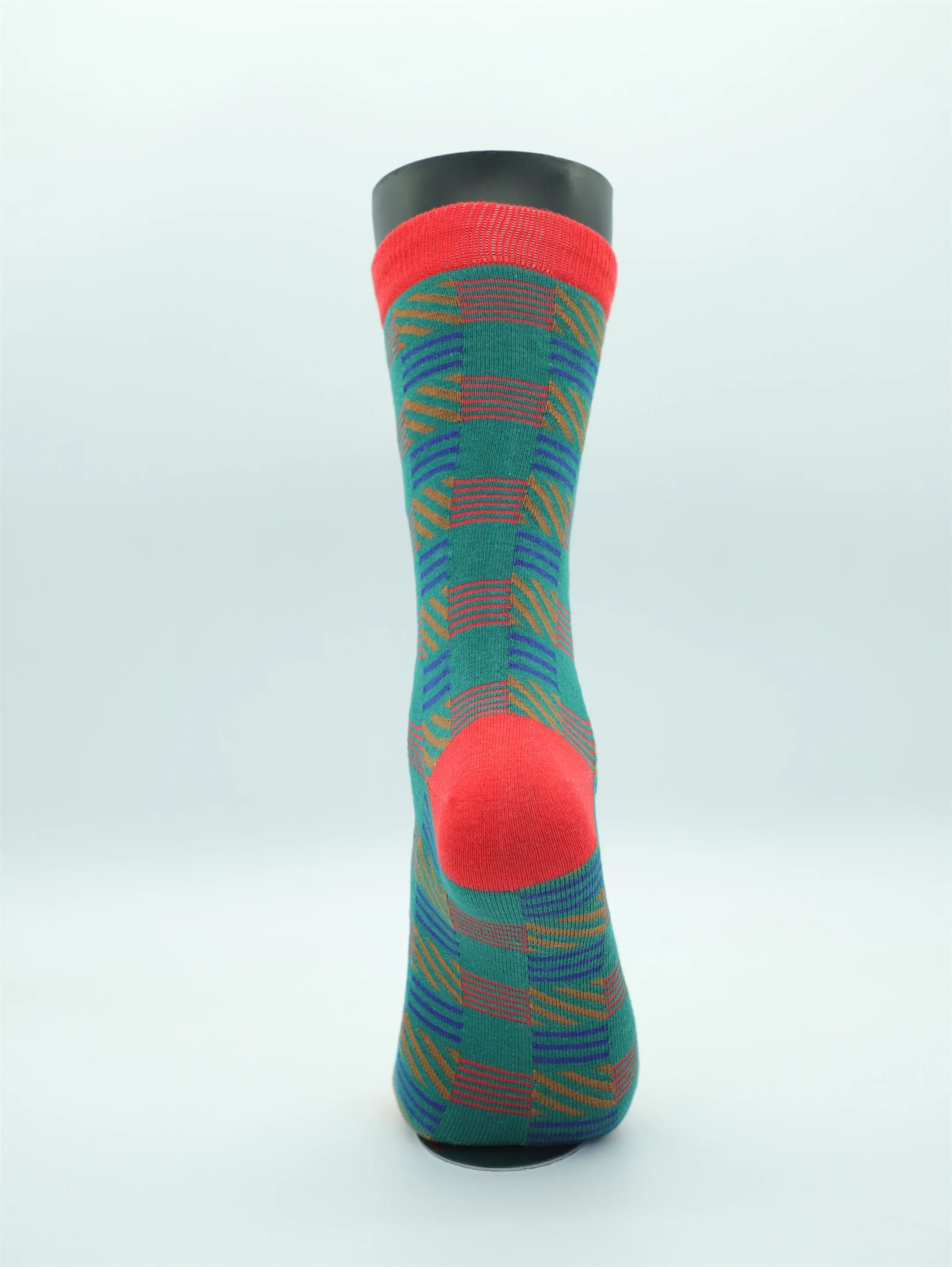 
Simple Cozy Shining Old-Fashioned School Knitted Plaid Socks for men and women. 