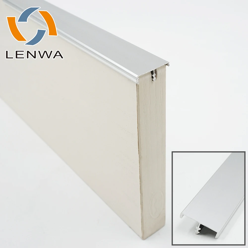 LENWA Factory Aluminum T Edge Trim for Panel and Furniture Edge Banding