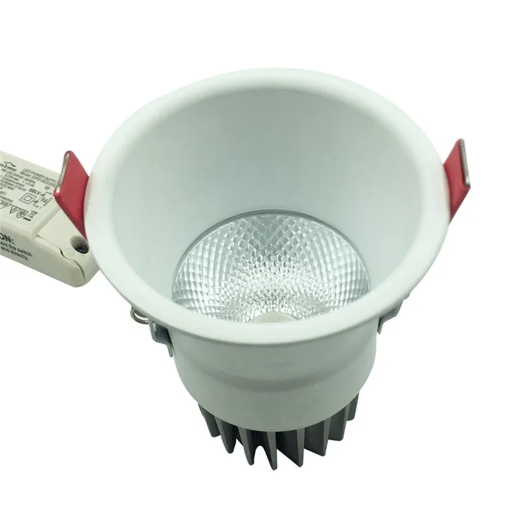 Baron hot sell  commercial  Anti glare  5w,10w,20w embedded led ceiling downlight  for office club hotel hospital