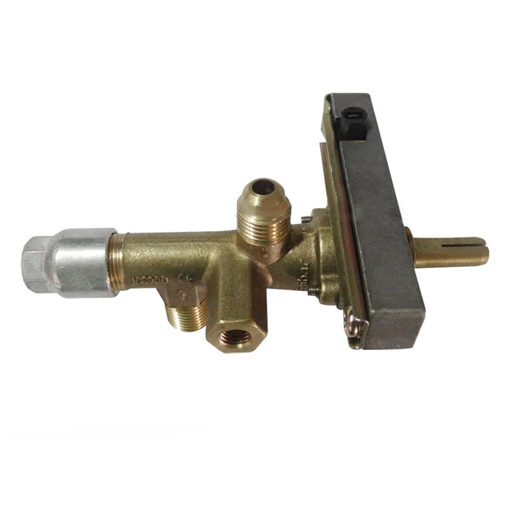 Gas control safety valve for stove cooktop
