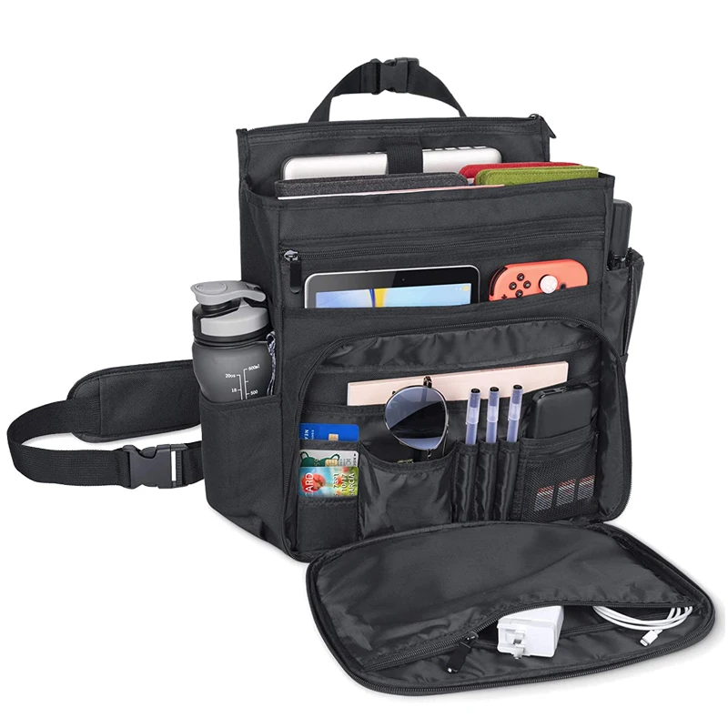 OEM Multi-Pocket Storage Adjustable Straps Truck Backseat Passenger Seat Backpack Laptop Shoulder Bag Front Car Seat Organizer