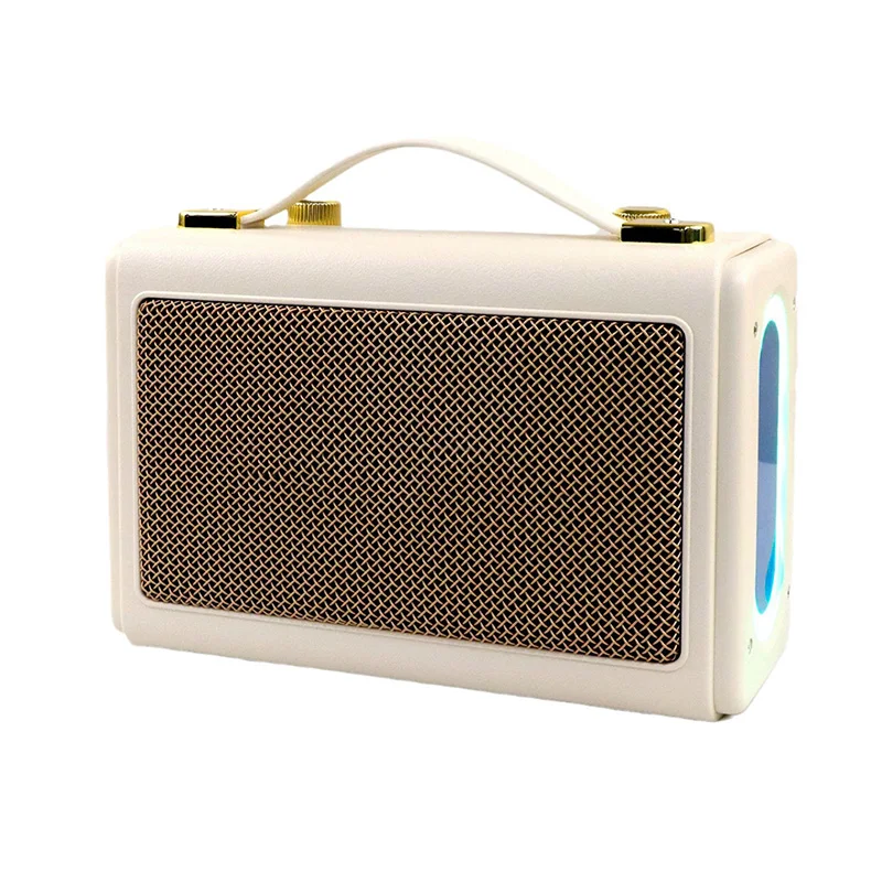 GOODCF 2024 New Wireless Portable Karaoke Speaker Bt 5.3 Rechargeable Microphone Karaoke Outdoor Speaker