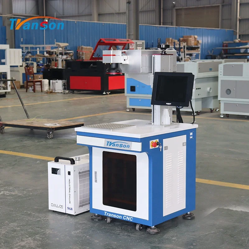 Высокоточная УФ-лазерная маркировочная машина 3 Вт 5 лазерная печать для прозрачных материалов