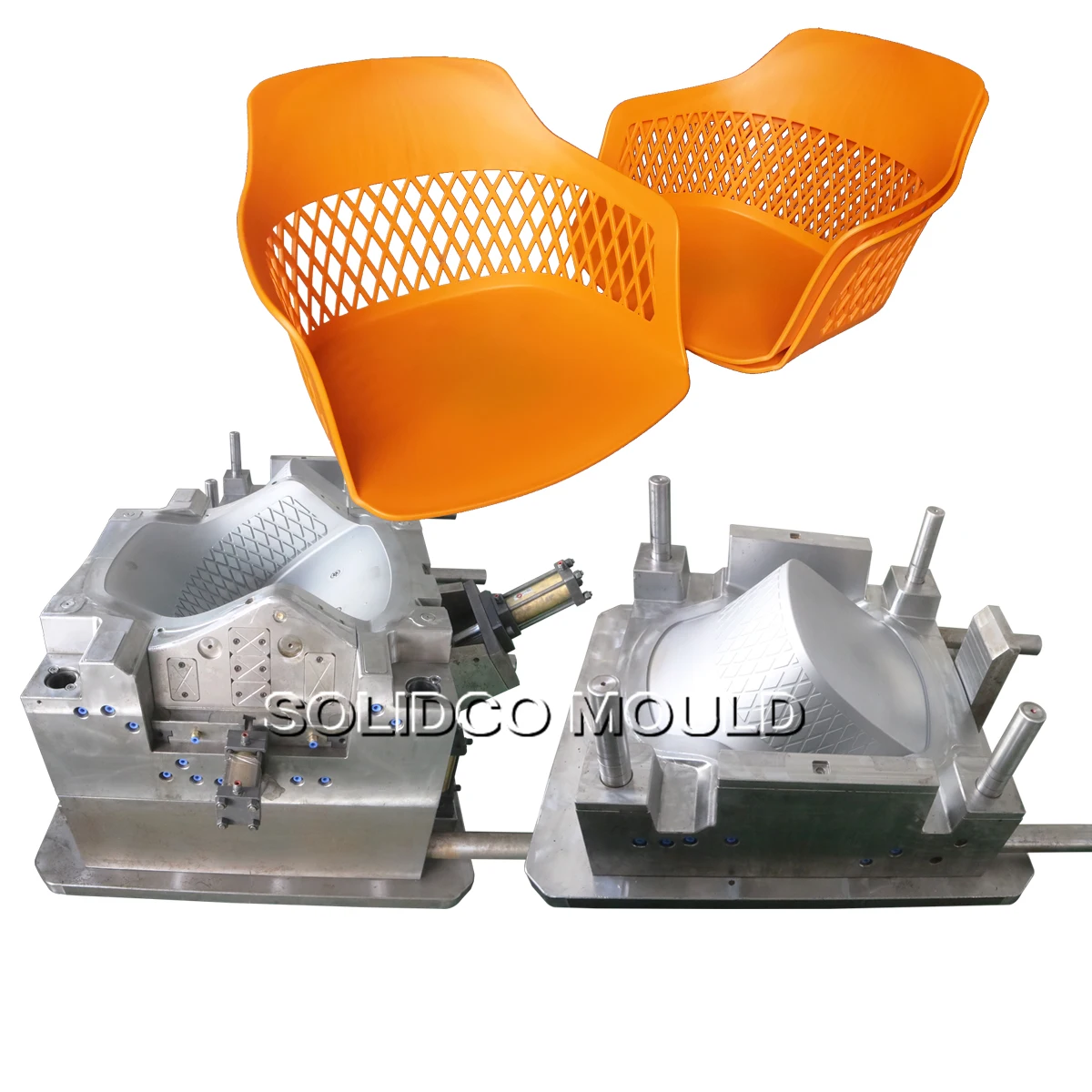 IRON CASTING MOLD COMPRESSION TYPE PLASTIC CHAIR INJECTION MOULD