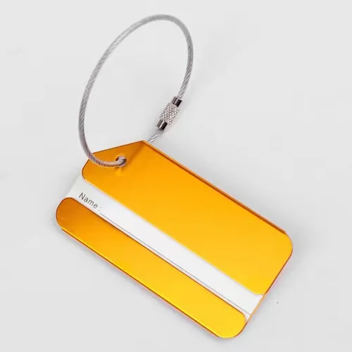 The cheapest Factory Supply Customized Alloy Bulk Blank Name Tags Airplane Metal Travel ID Anodized Aluminum Luggage Tags