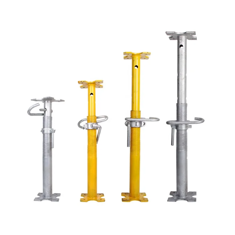 Galvanized Steel Acro Prop Shuttering Jacks Steel Acrow Shoring Scaffolding Steel Props