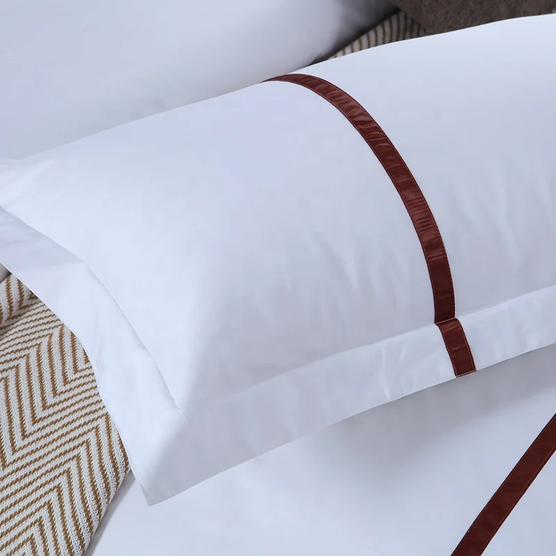 Hotel Textile Custom Duvet Cover Set Luxury 100% Cotton Hotel Bed Linen