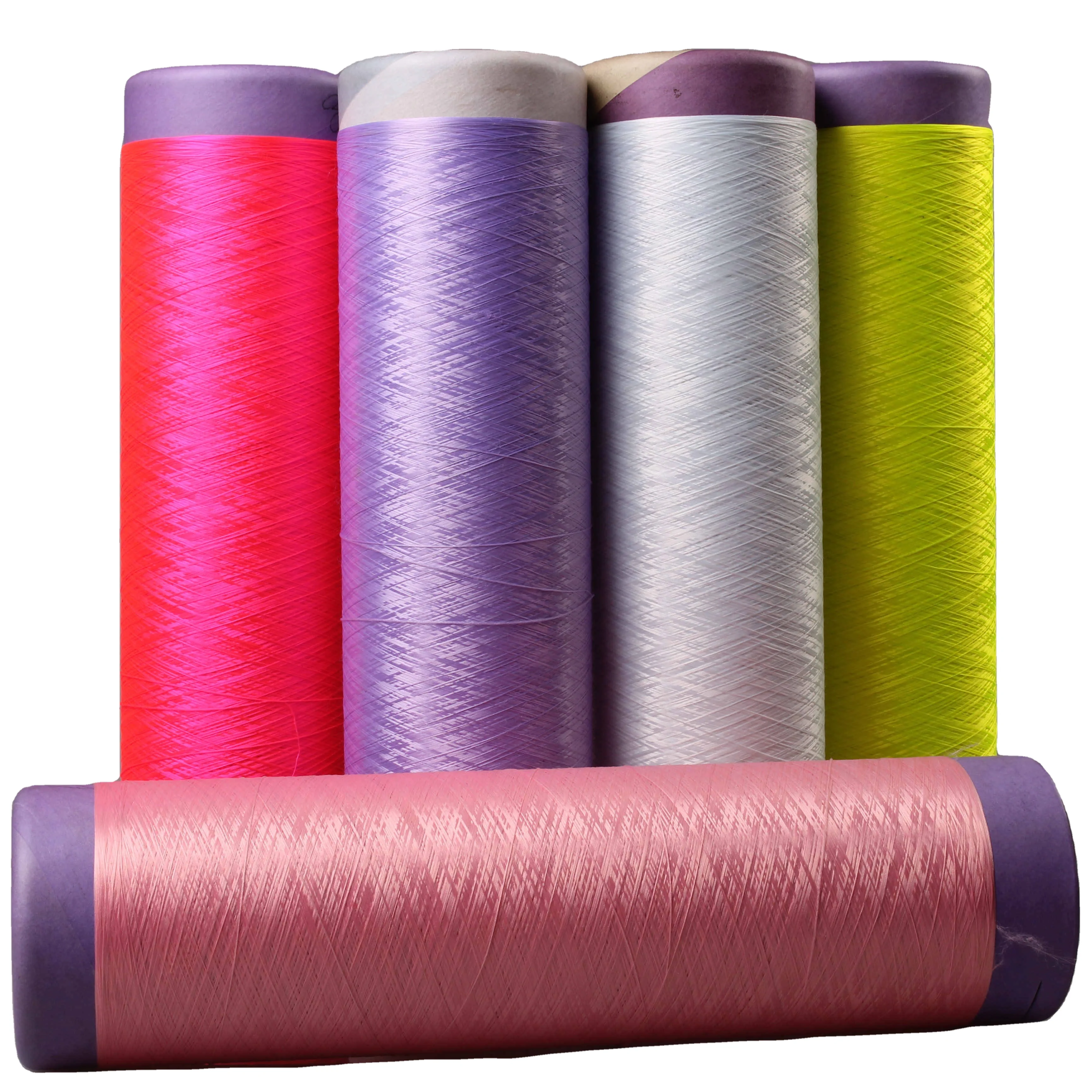 
Baichuan dope dyed for knitting polyester colors recycled yarn 