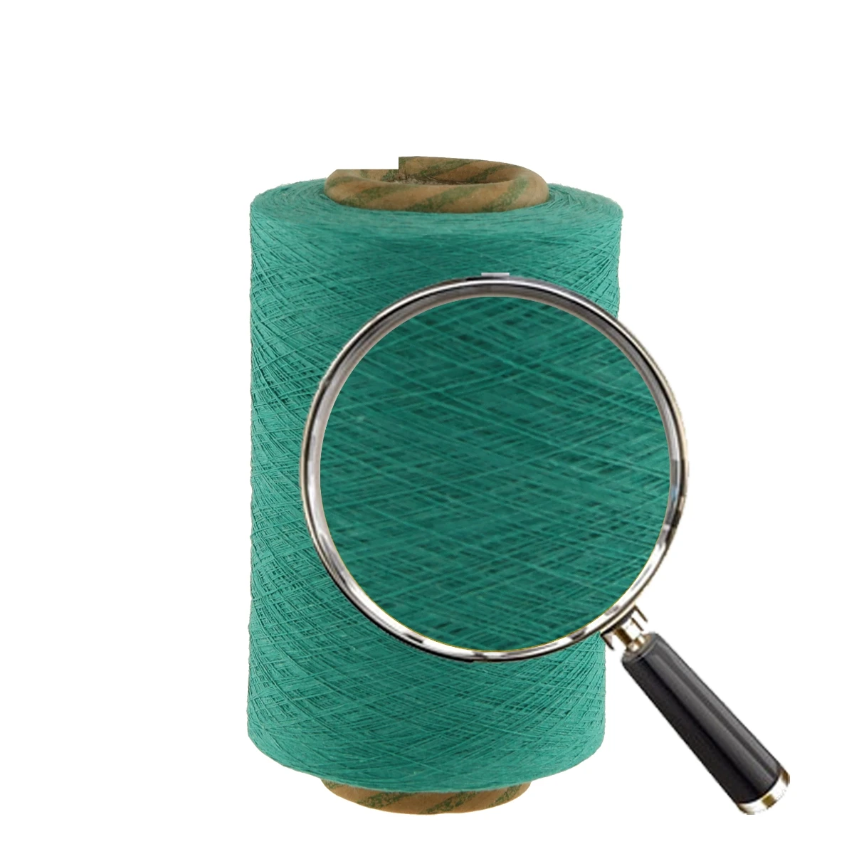 Brand New Factory Wholesale Recycled Polyester Cotton Blended Knitting Weaving Yarn