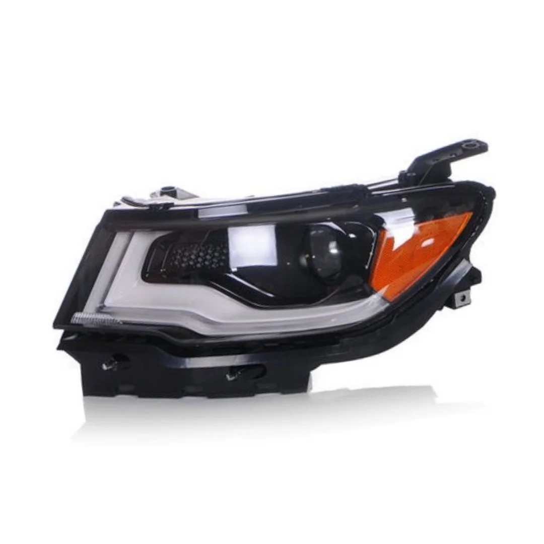 MUSUHA headlight For Jeep Compass headlight Assembly 2017 2018 2019 Head Lamp OEM 68292228AF 68292229AF